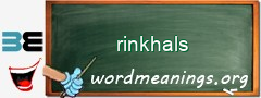 WordMeaning blackboard for rinkhals